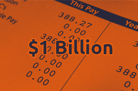 $1 billion Total Payrolls Processed