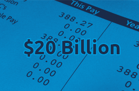 $20 billion Total Payrolls Processed