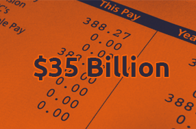 $35 billion Total Payrolls Processed
